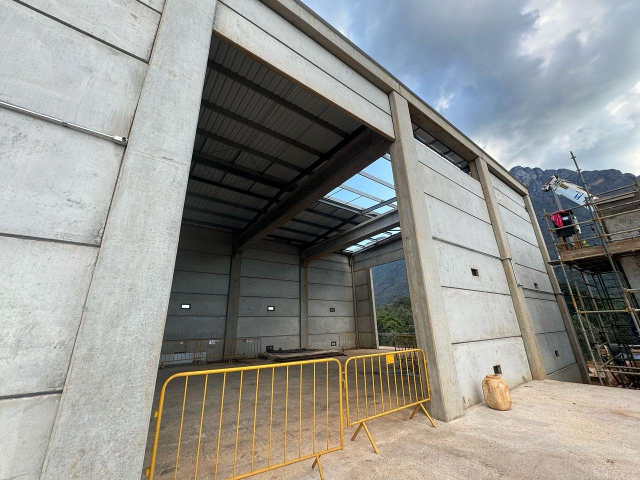 Cobertura Metálica Mina Brucutú CIVIS PRO - Estrutura secundária