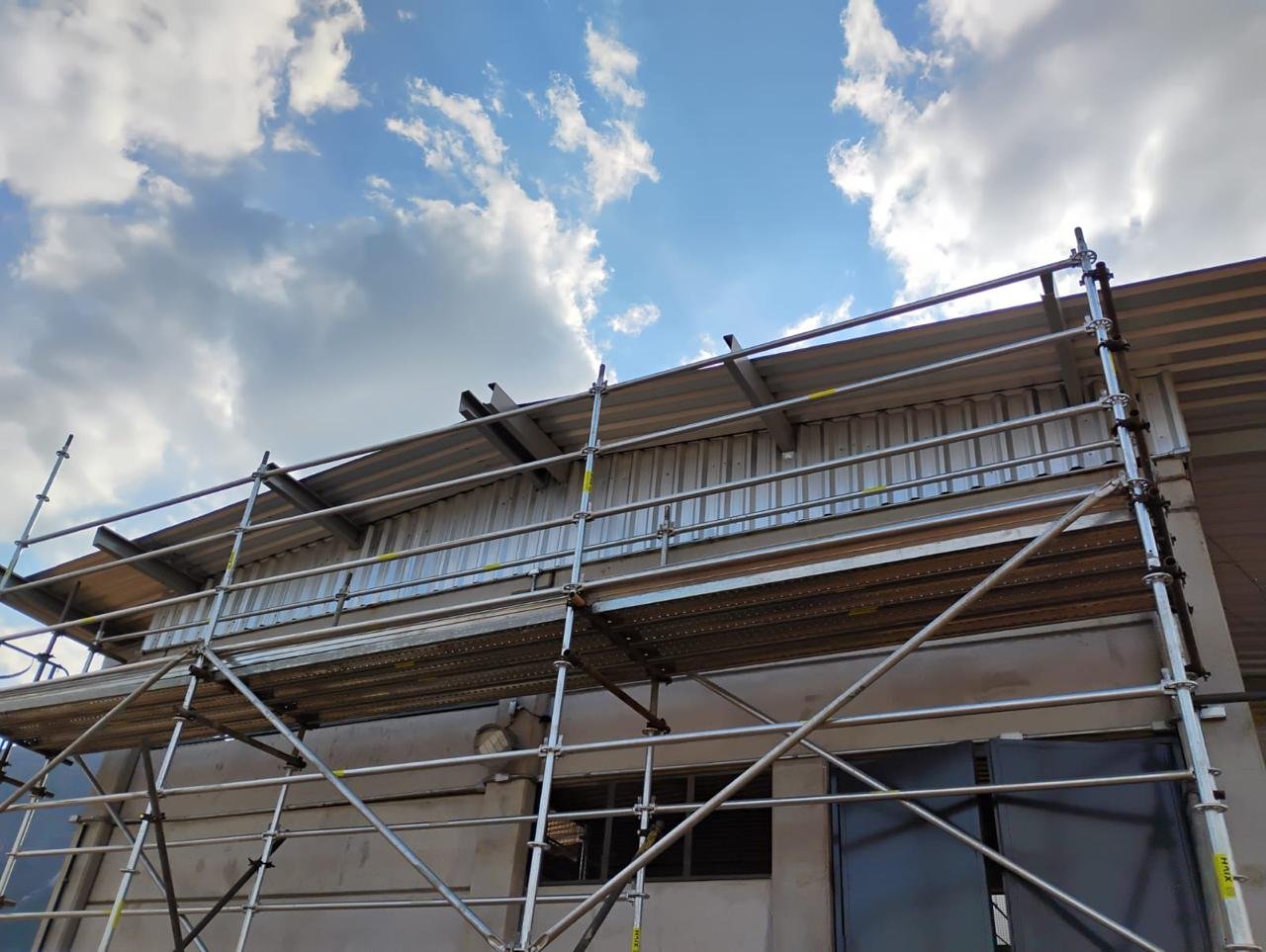 Cobertura Metálica Mina Brucutú CIVIS PRO - Estrutura principal