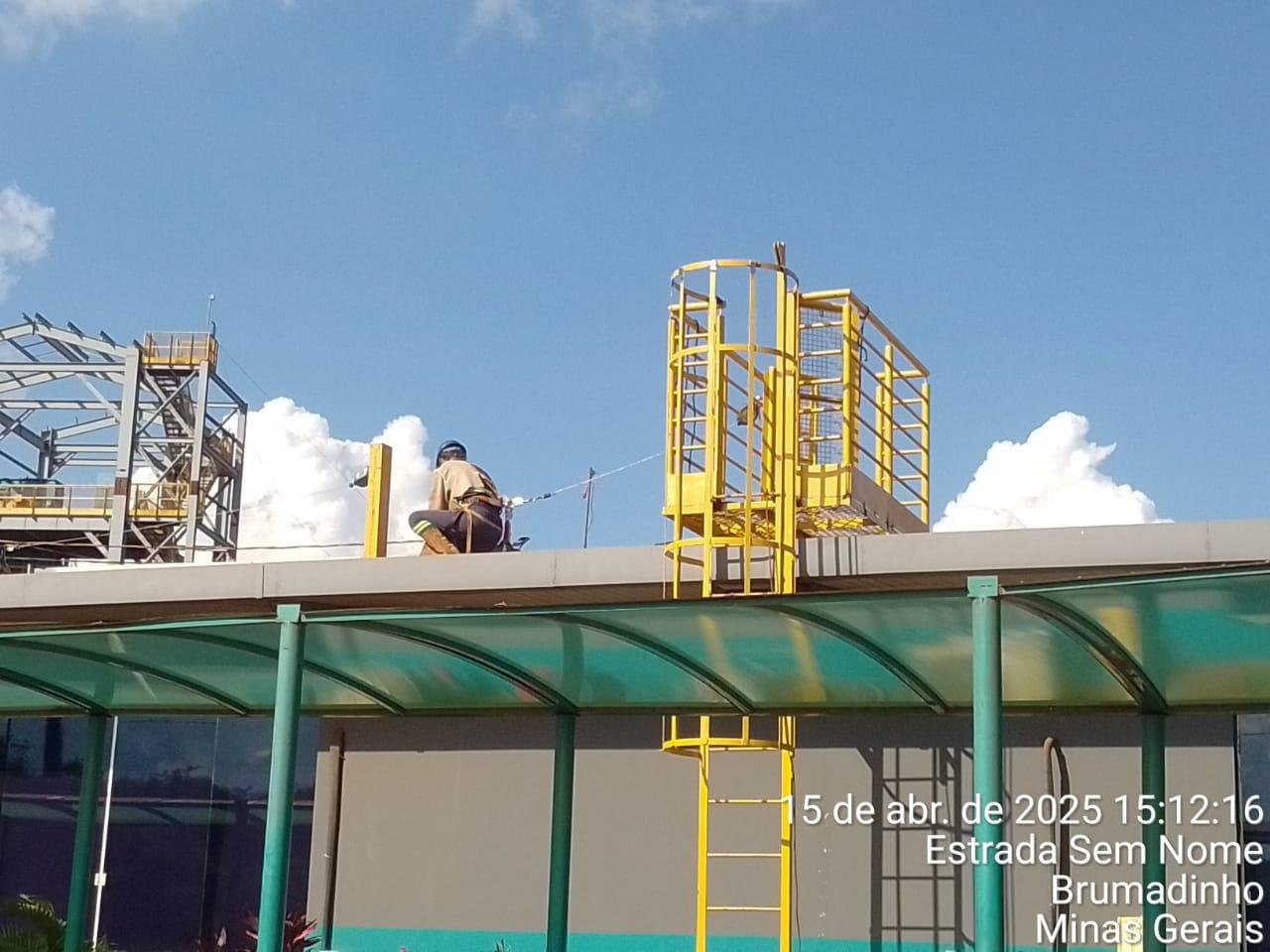 Linha de Vida CIVIS PRO - Brumadinho MG - Sistema completo de segurança