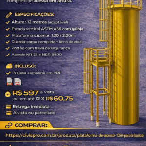 PLATAFORMA DE ACESSO 12m - PACOTE BÁSICO