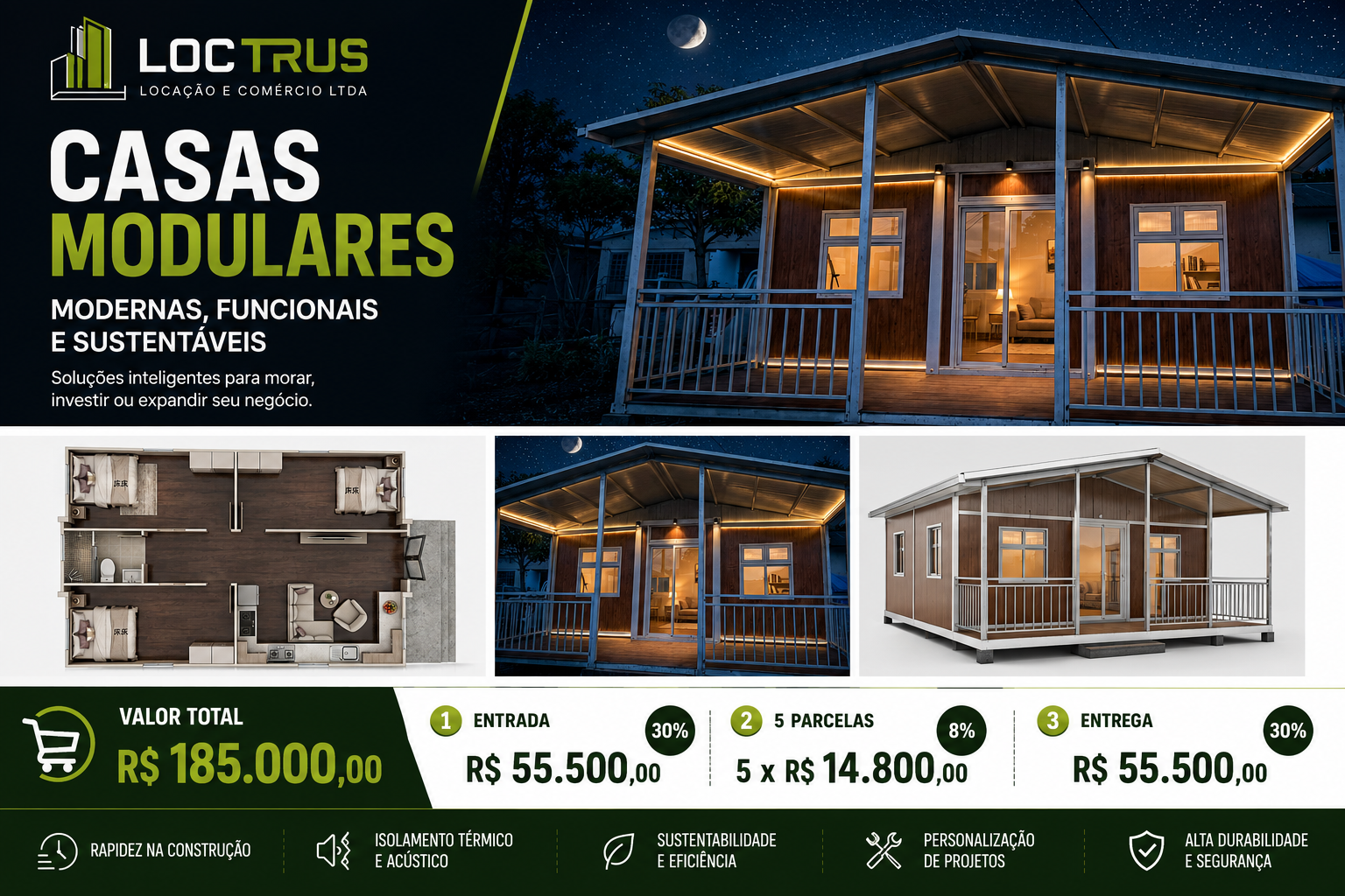 Banner LOCTRUS - Casas Modulares